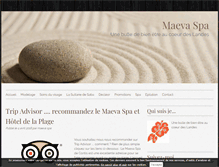 Tablet Screenshot of maevaspa.com